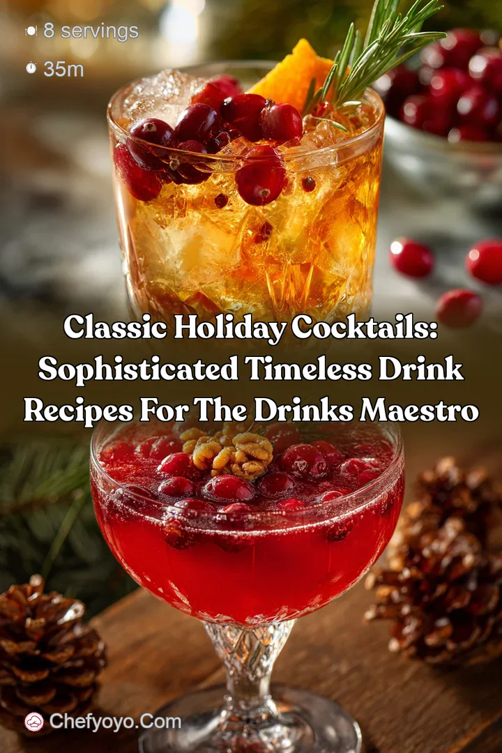 Classic Holiday Cocktails: Sophisticated Timeless Drink Recipes for the Drinks Maestro