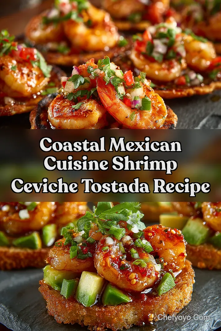 Coastal Mexican Cuisine Shrimp Ceviche Tostada Recipe