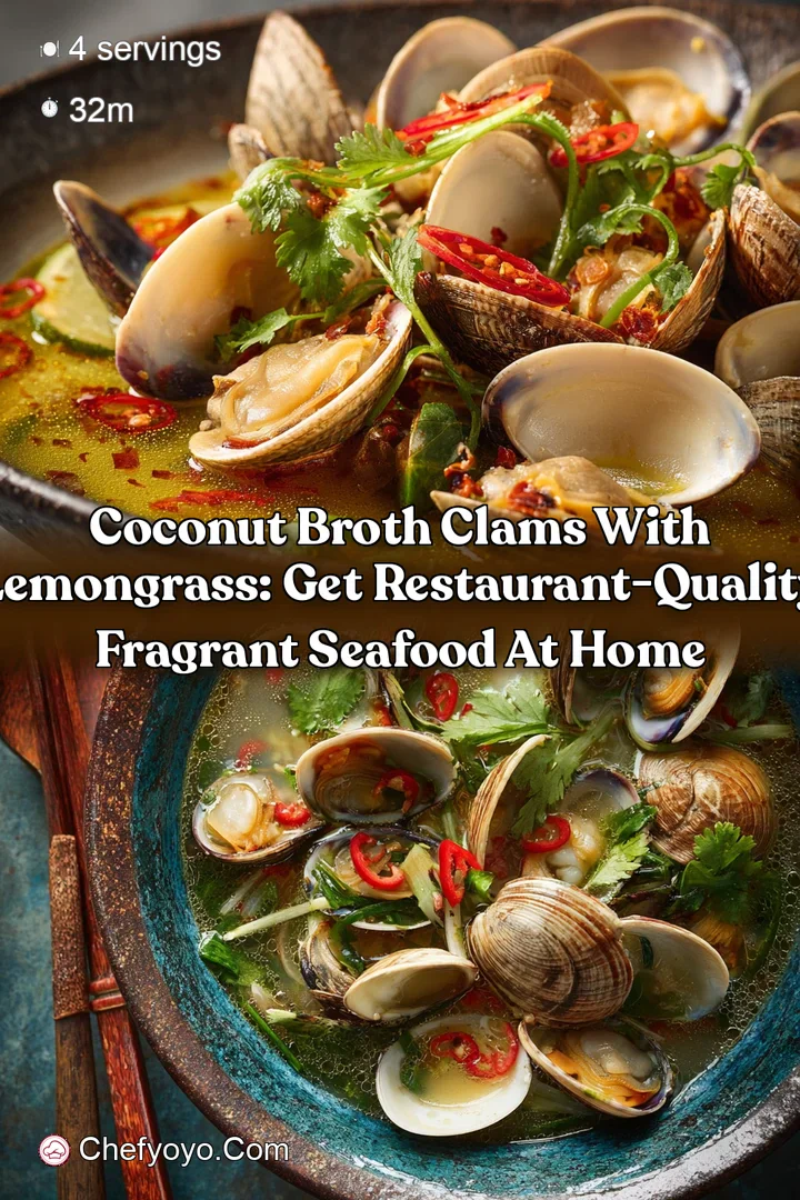 Coconut Broth Clams with Lemongrass: Get Restaurant-Quality Fragrant Seafood at Home