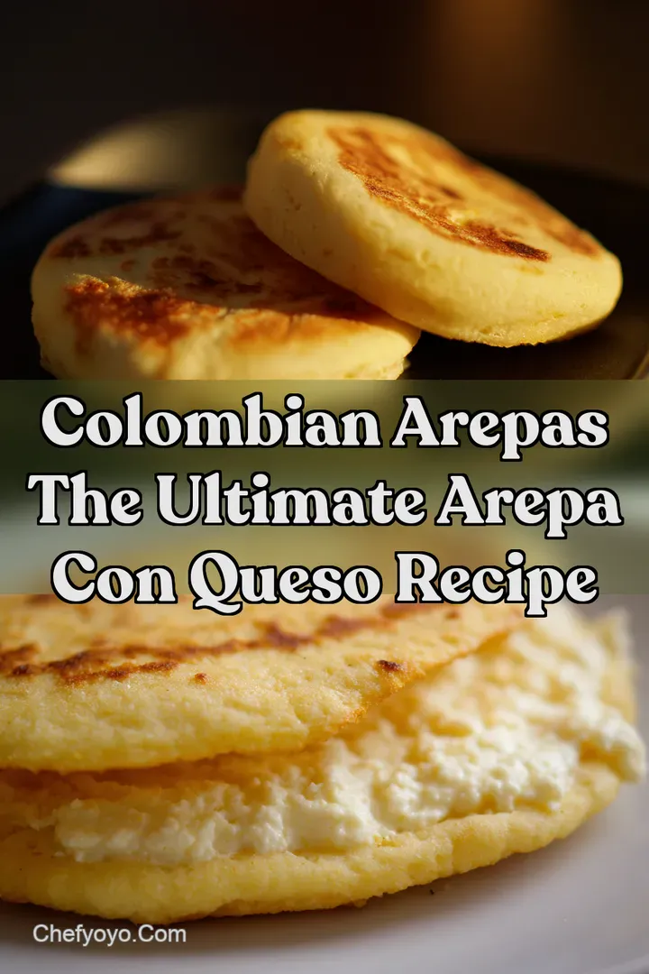 Colombian Arepas The Ultimate Arepa Con Queso Recipe : PIN FOR LATER Colombian Arepas The Ultimate Arepa Con Queso Recipe