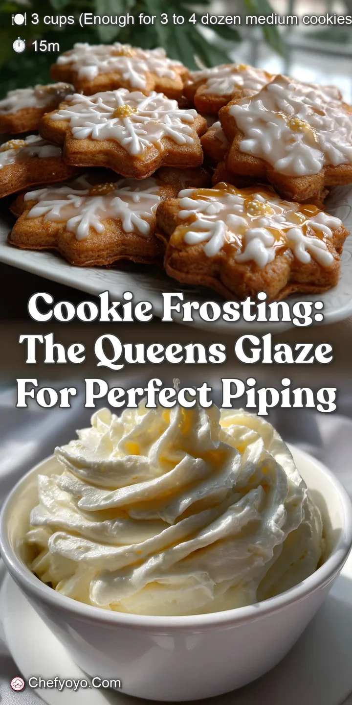 Cookie Frosting: The Queens Glaze for Perfect Piping