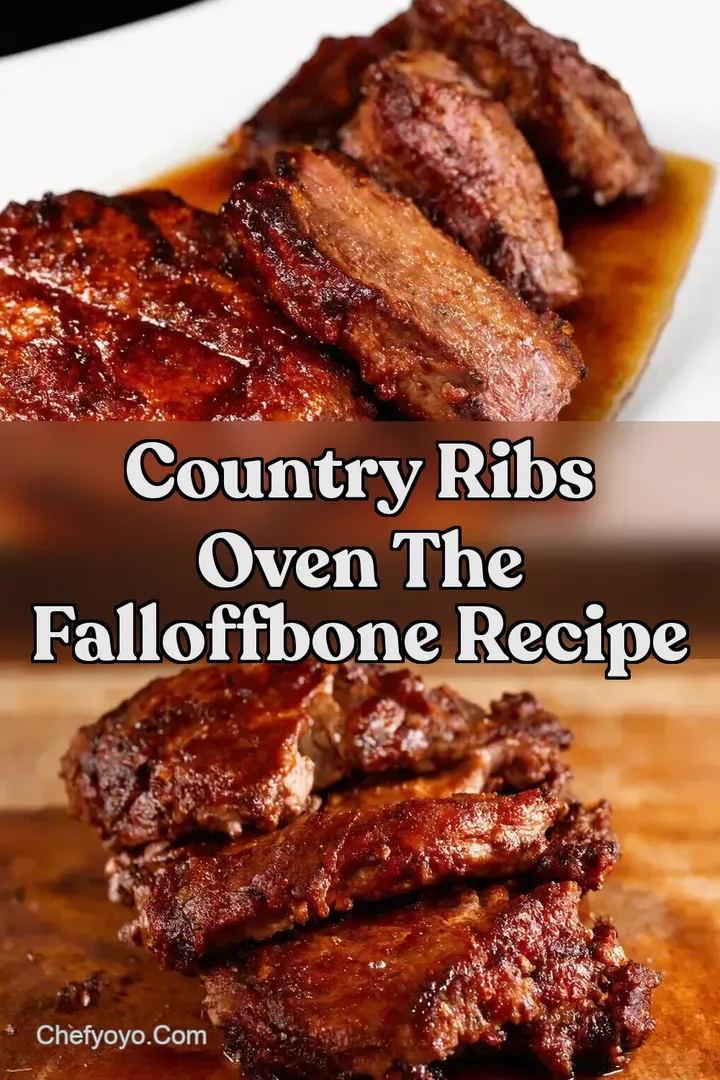 Country Ribs Oven The FallOffBone Recipe : PIN FOR LATER Country Ribs Oven The FallOffBone Recipe