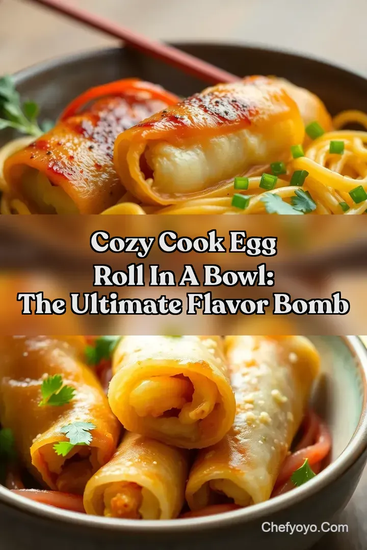 Cozy Cook Egg Roll In A Bowl: The Ultimate Flavor Bomb
