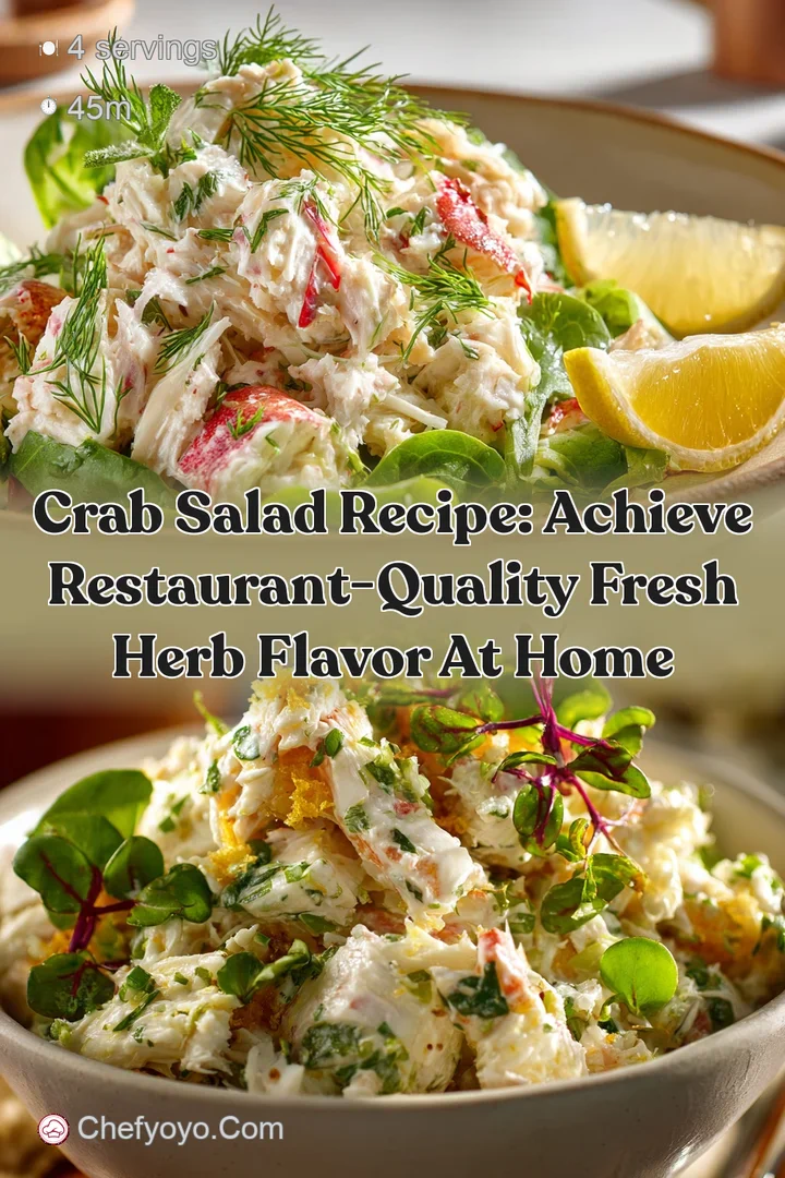 Crab Salad Recipe: Achieve Restaurant-Quality Fresh Herb Flavor at Home