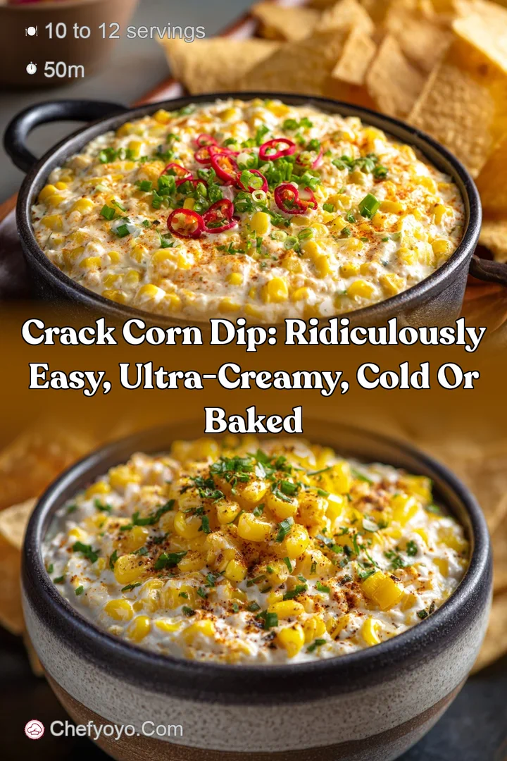 Crack Corn Dip: Ridiculously Easy Ultra-Creamy Cold or Baked