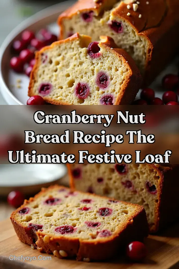 Cranberry Nut Bread Recipe The Ultimate Festive Loaf