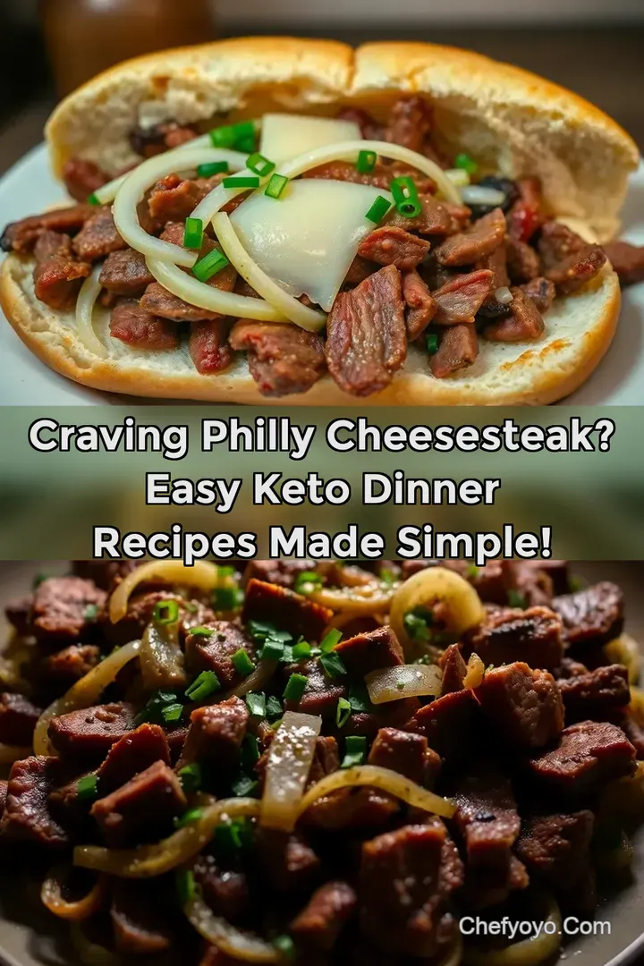 Craving Philly Cheesesteak? Easy Keto Dinner Recipes Made Simple!