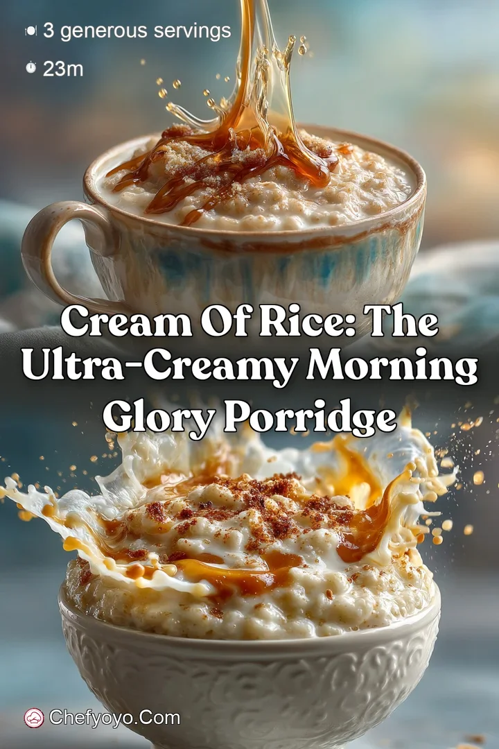 Cream of Rice: The Ultra-Creamy Morning Glory Porridge