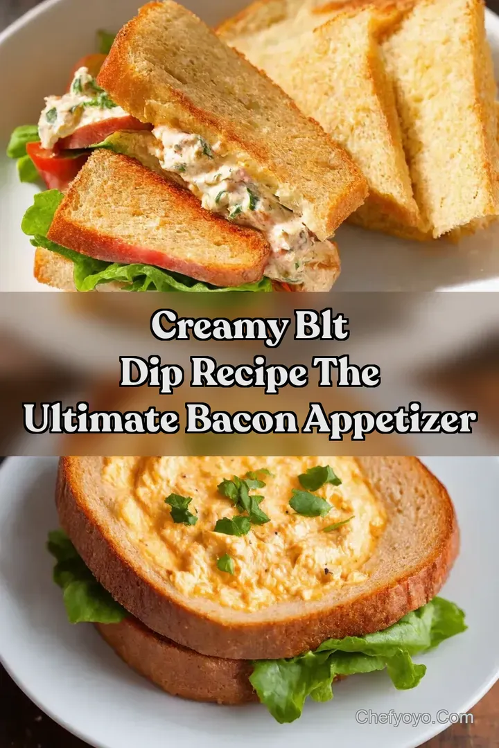 Creamy BLT Dip Recipe The Ultimate Bacon Appetizer