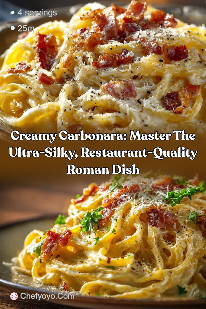 Creamy Carbonara: Master the Ultra-Silky Restaurant-Quality Roman Dish
