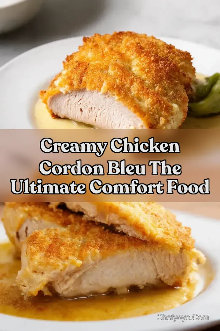 Creamy Chicken Cordon Bleu The Ultimate Comfort Food