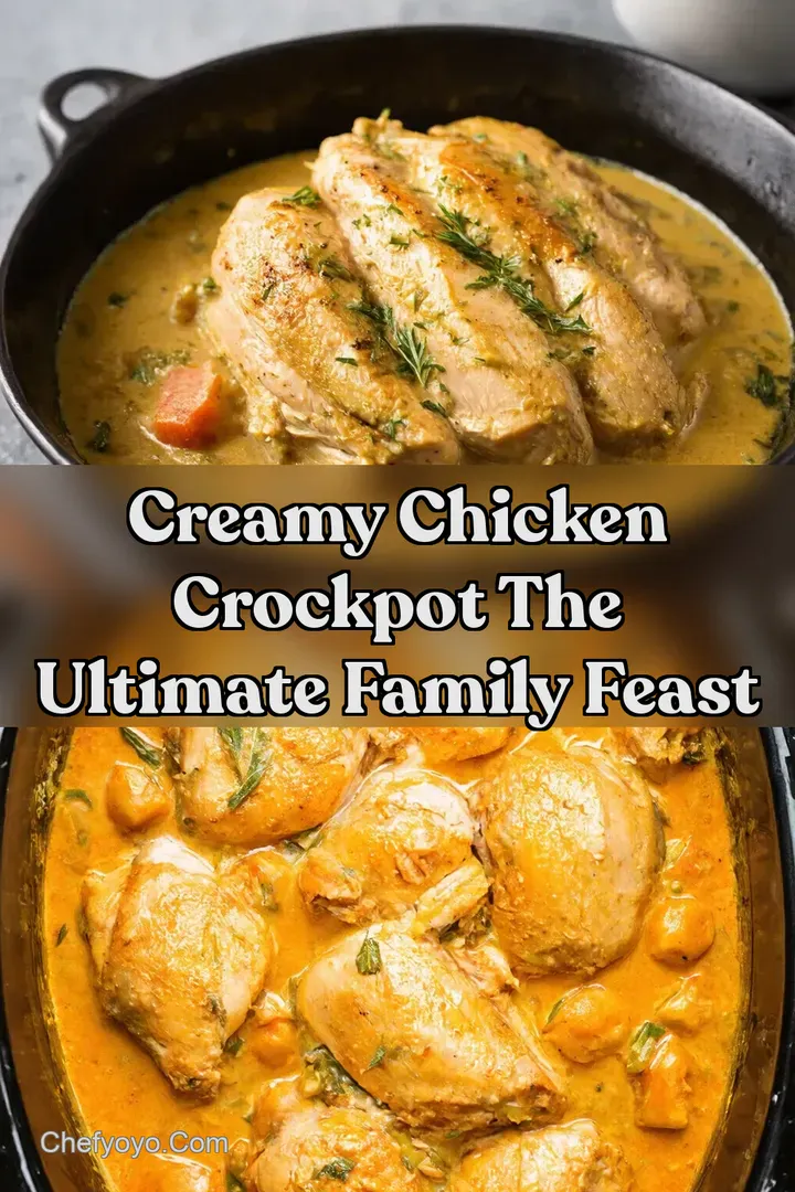Creamy Chicken Crockpot The Ultimate Family Feast