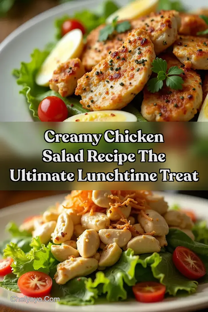 Creamy Chicken Salad Recipe The Ultimate Lunchtime Treat