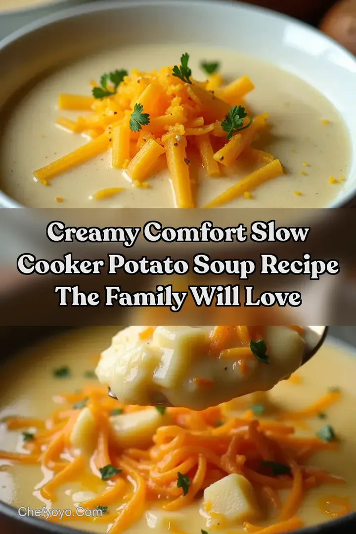 Creamy Comfort Slow Cooker Potato Soup Recipe The Family Will Love