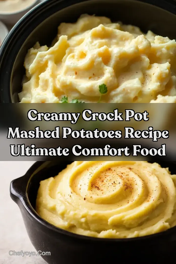 Creamy Crock Pot Mashed Potatoes Recipe Ultimate Comfort Food