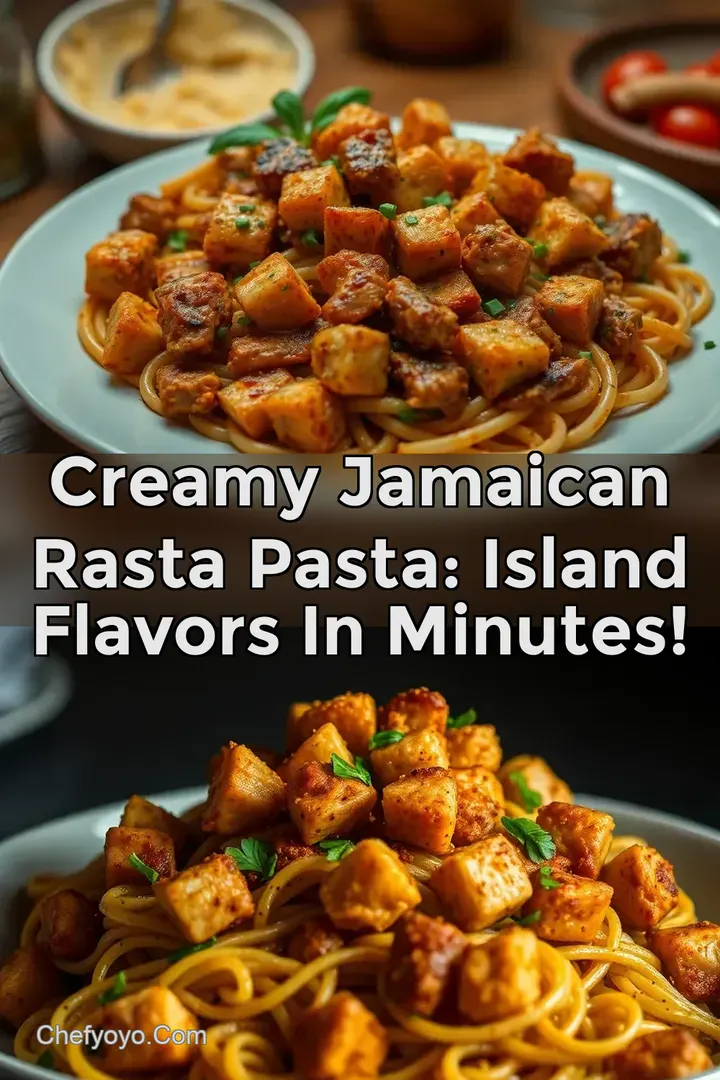 Creamy Jamaican Rasta Pasta: Island Flavors in Minutes!