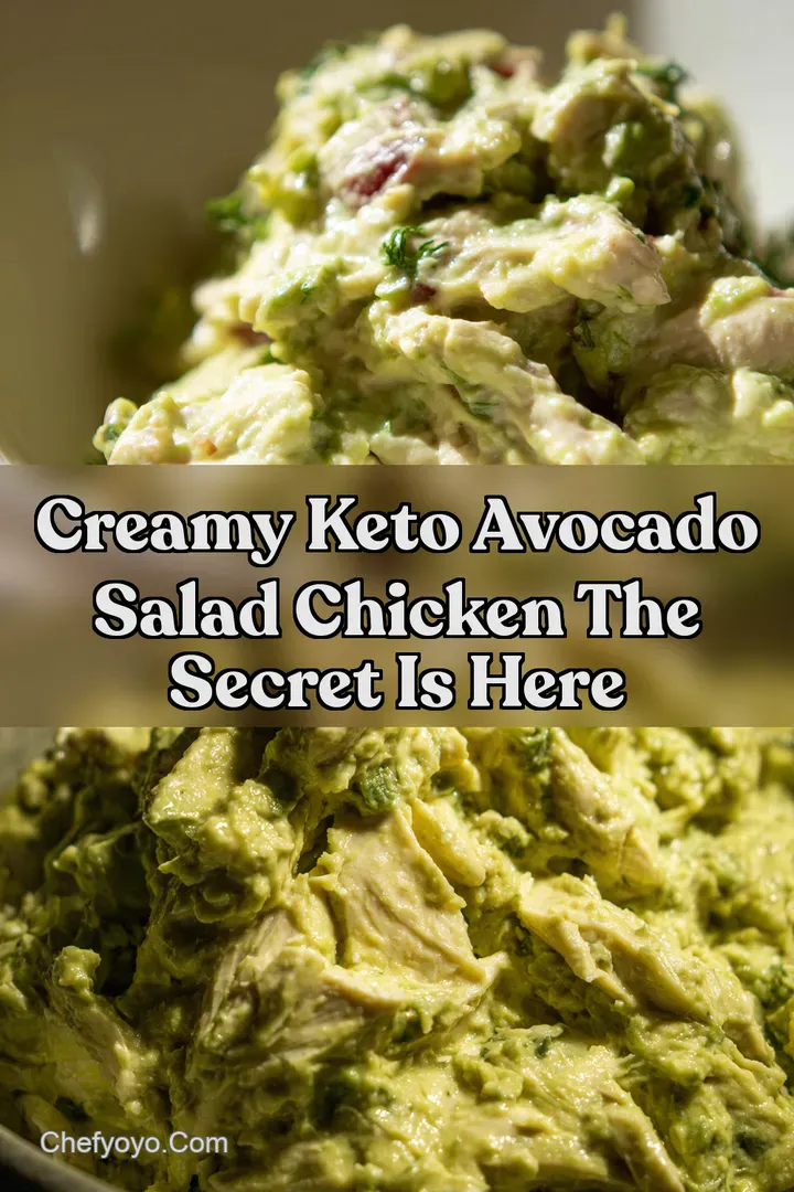 Creamy Keto Avocado Salad Chicken The Secret is Here