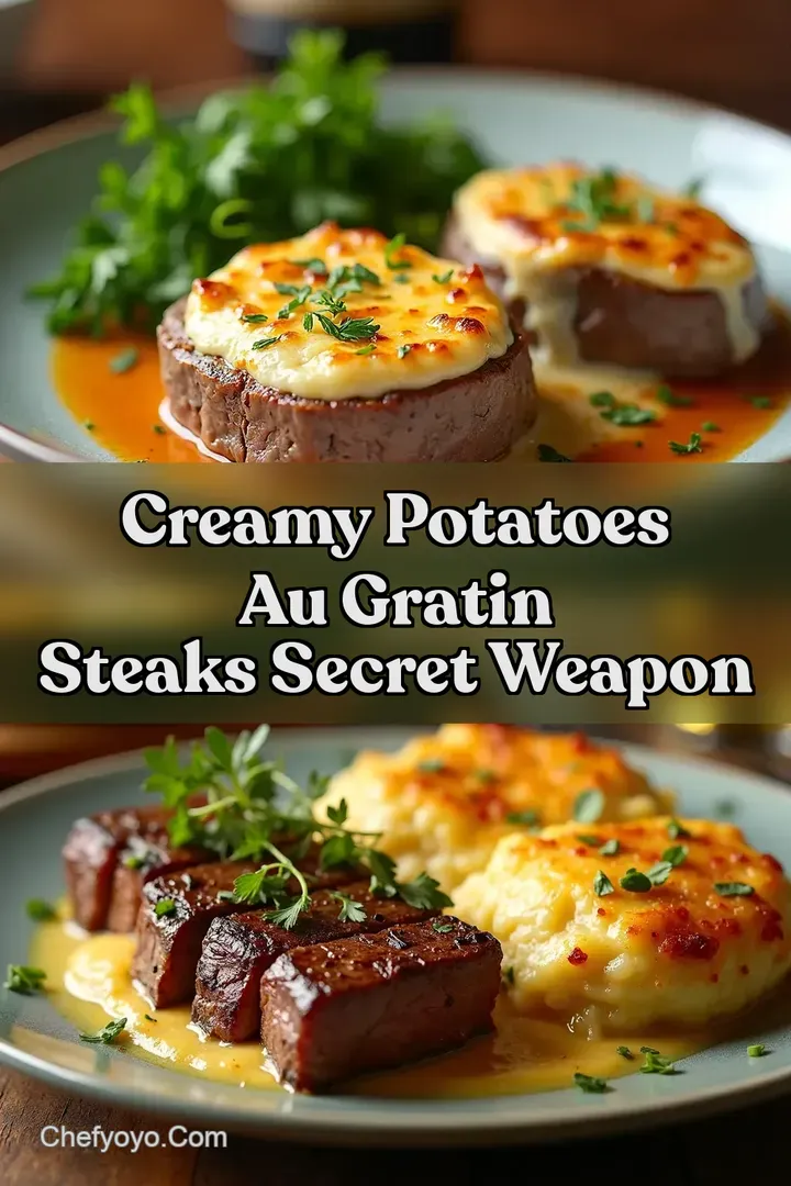 Creamy Potatoes Au Gratin Steaks Secret Weapon