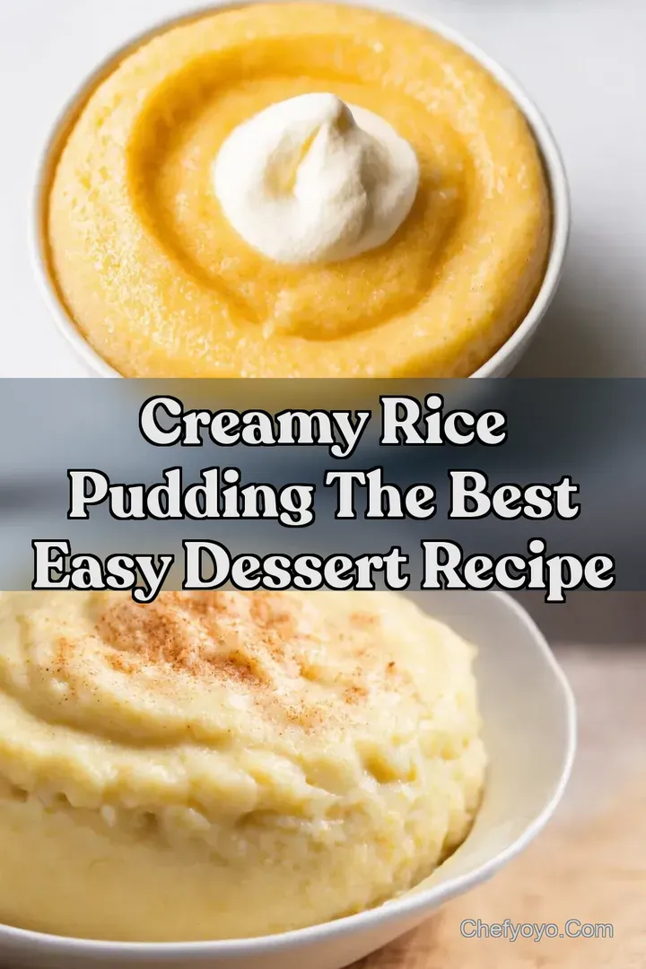 Creamy Rice Pudding The Best Easy Dessert Recipe