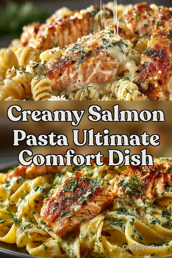 Creamy salmon pasta Ultimate Comfort Dish