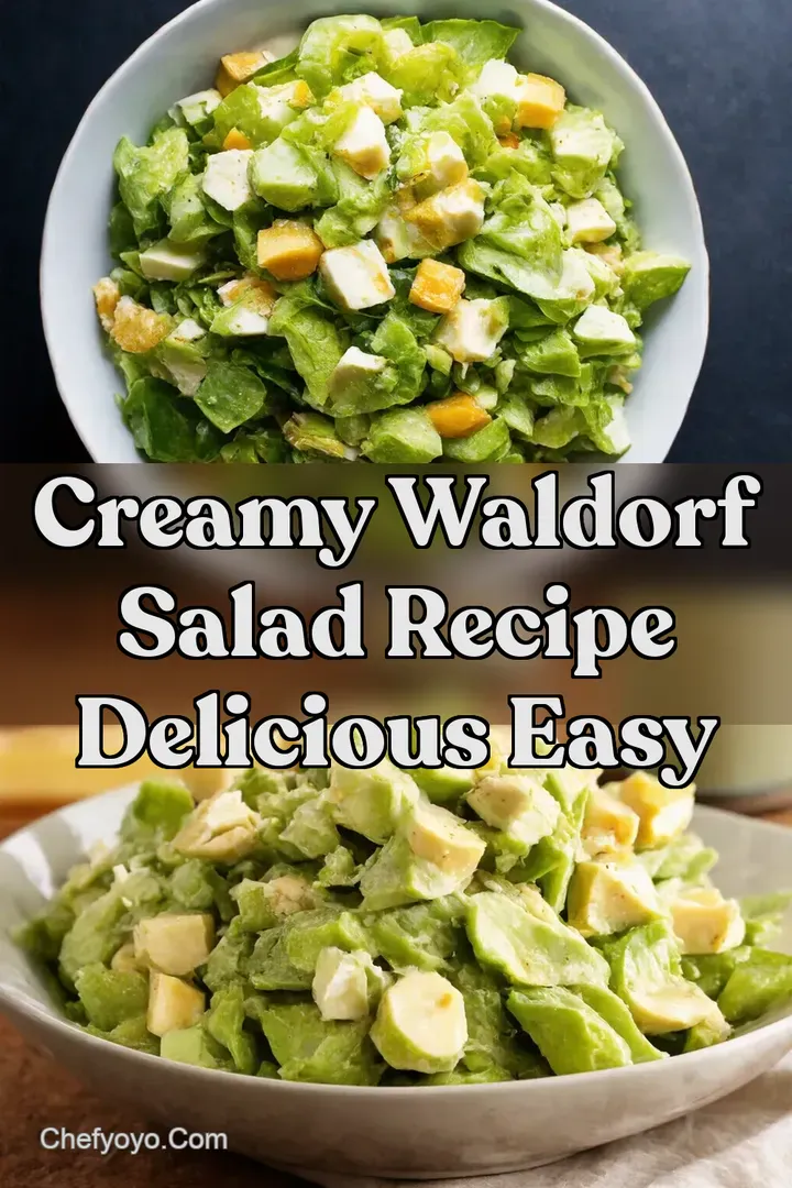 Creamy Waldorf Salad Recipe Delicious Easy