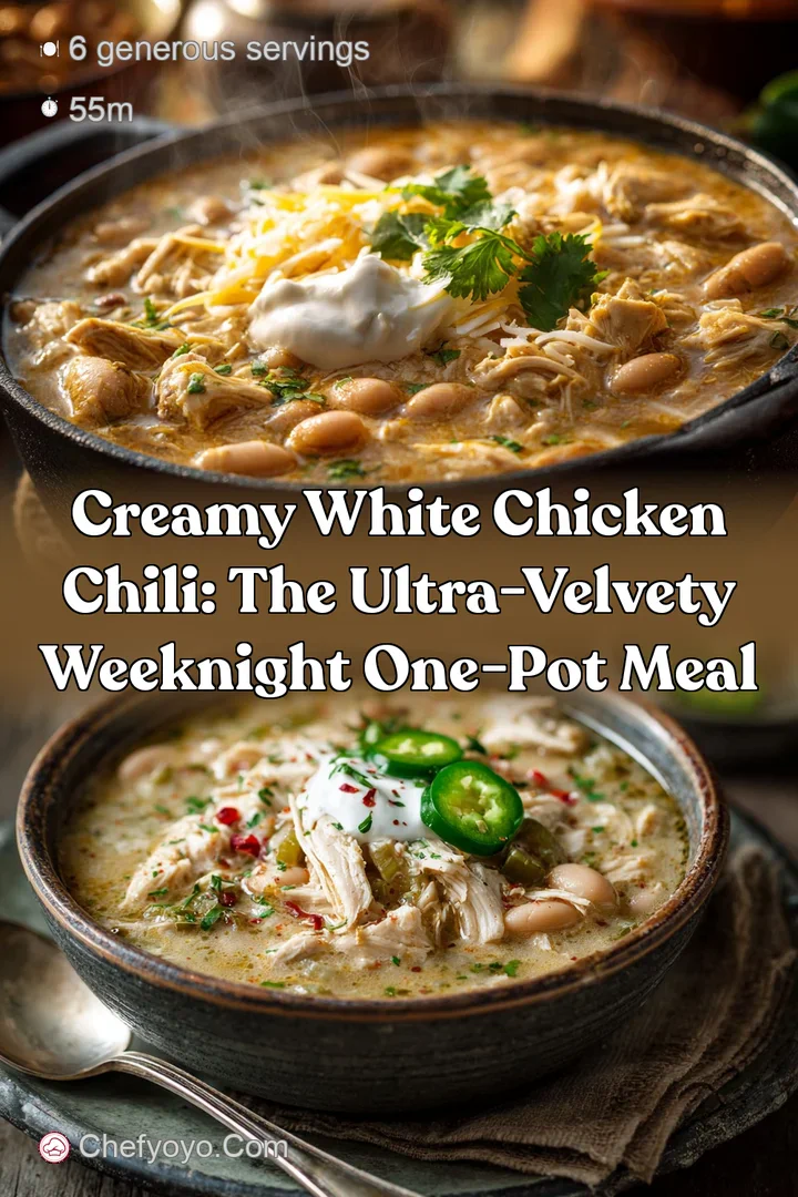 Creamy White Chicken Chili: The Ultra-Velvety Weeknight One-Pot Meal