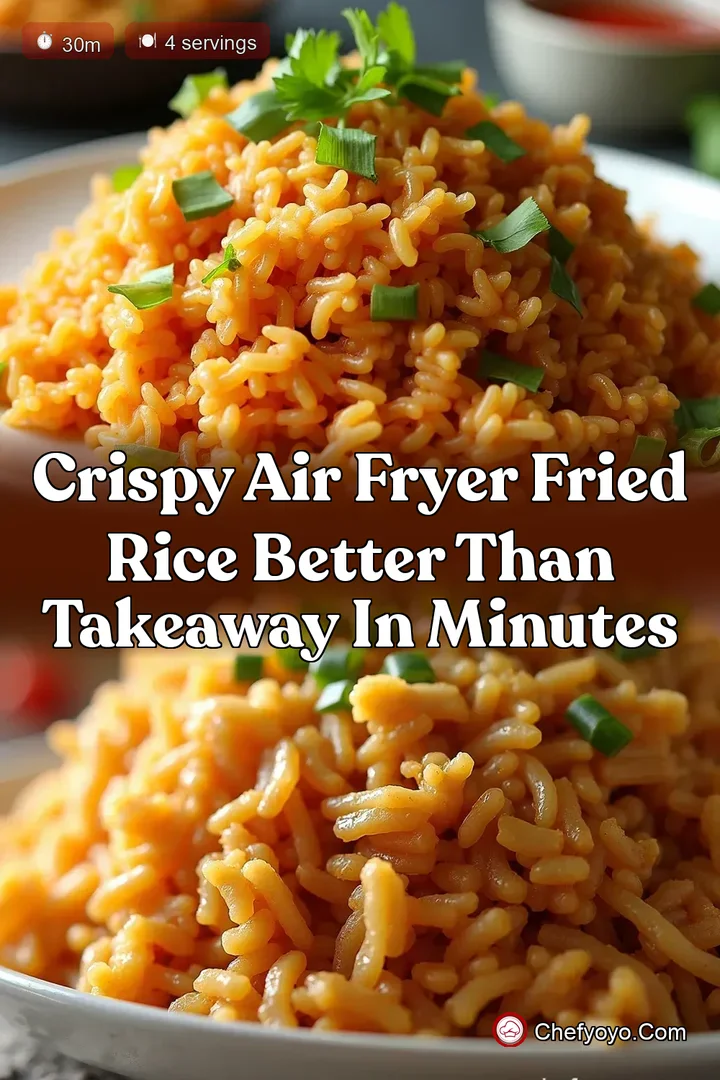 Crispy Air Fryer Fried Rice Better Than Takeaway in Minutes