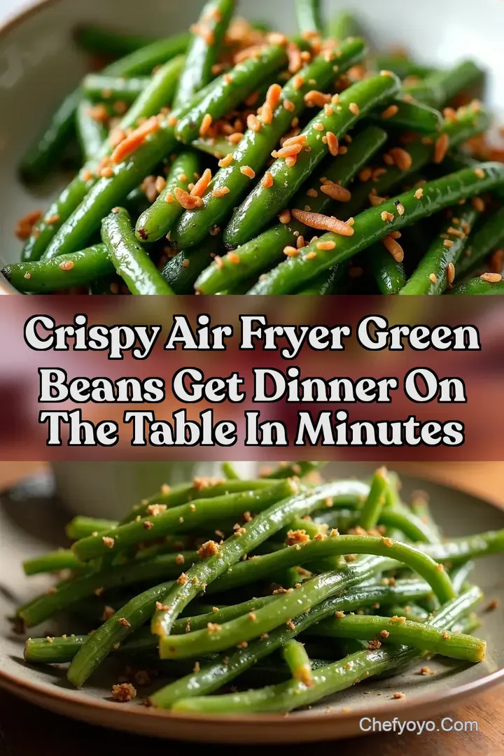 Crispy Air Fryer Green Beans Get Dinner on the Table in Minutes