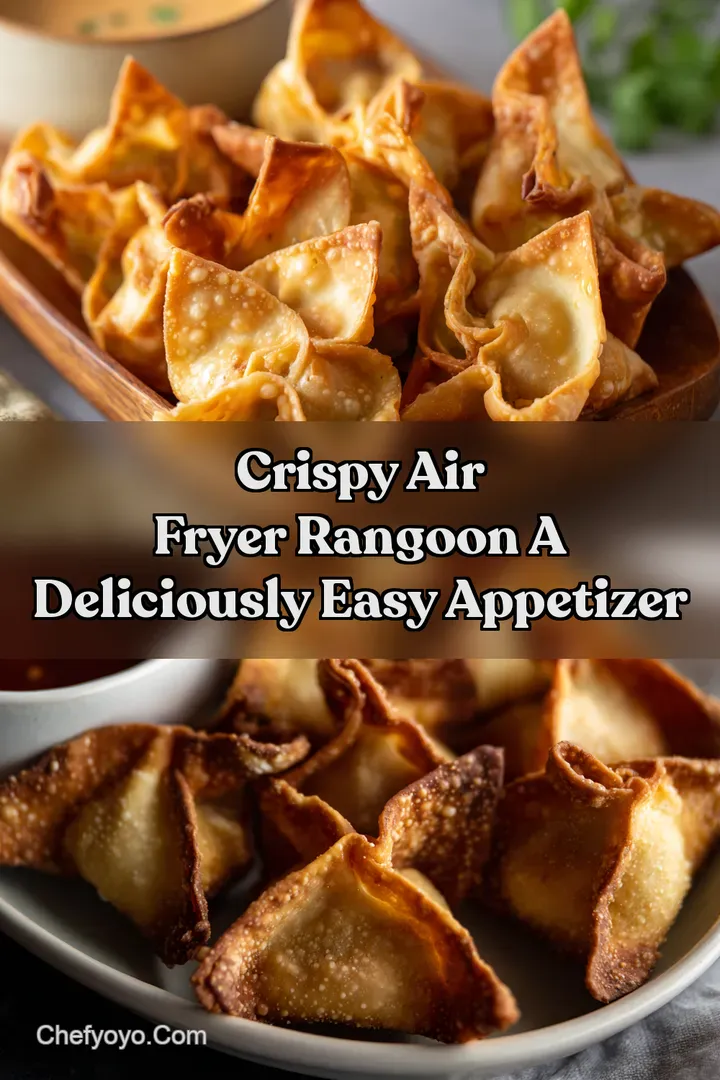 Crispy Air Fryer Rangoon A Deliciously Easy Appetizer