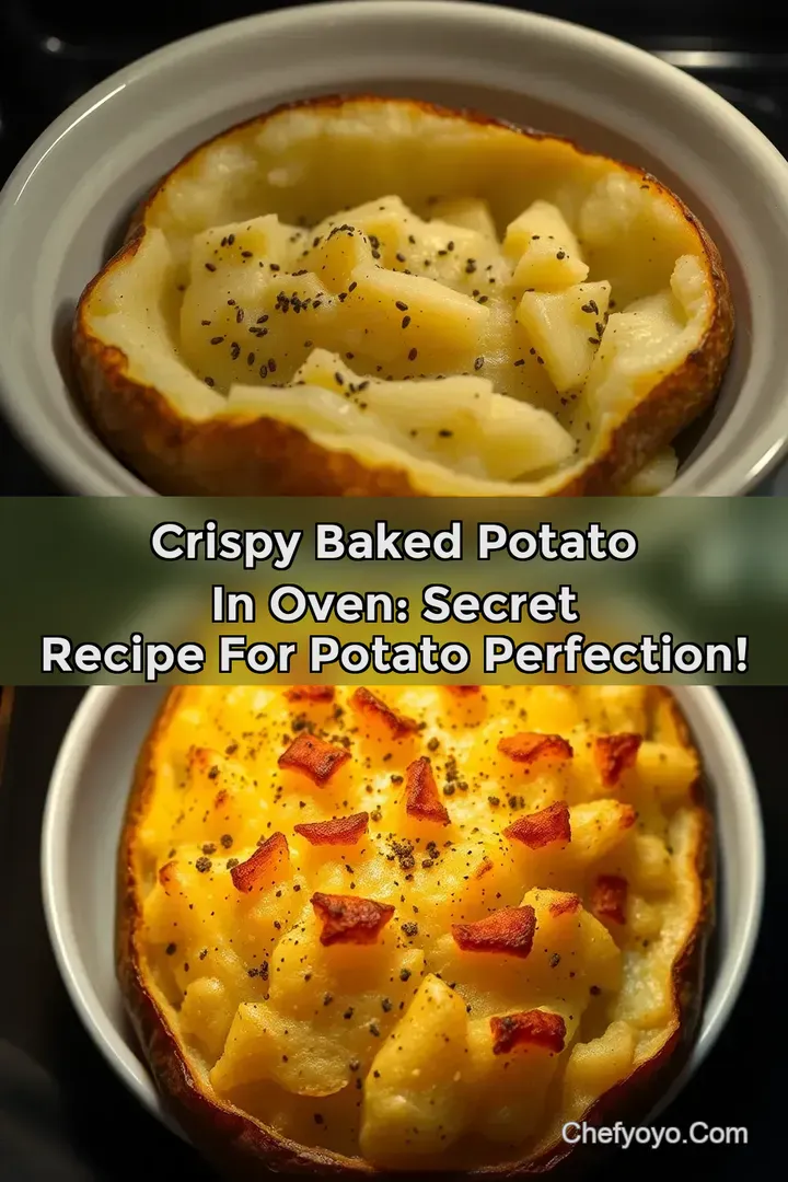 Crispy baked potato in oven: Secret Recipe for Potato Perfection!