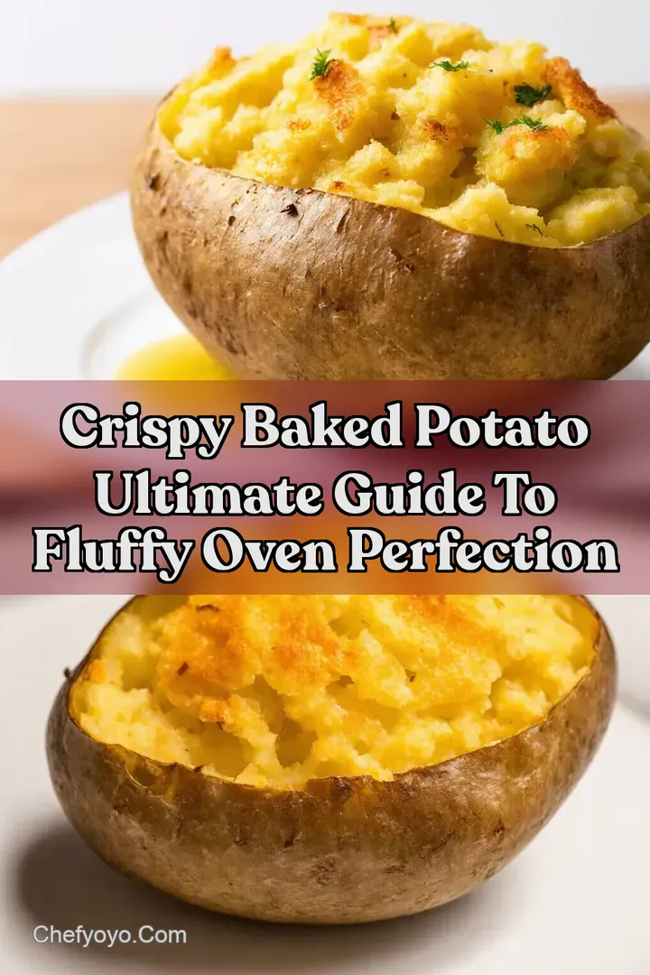 Crispy Baked Potato Ultimate Guide to Fluffy Oven Perfection