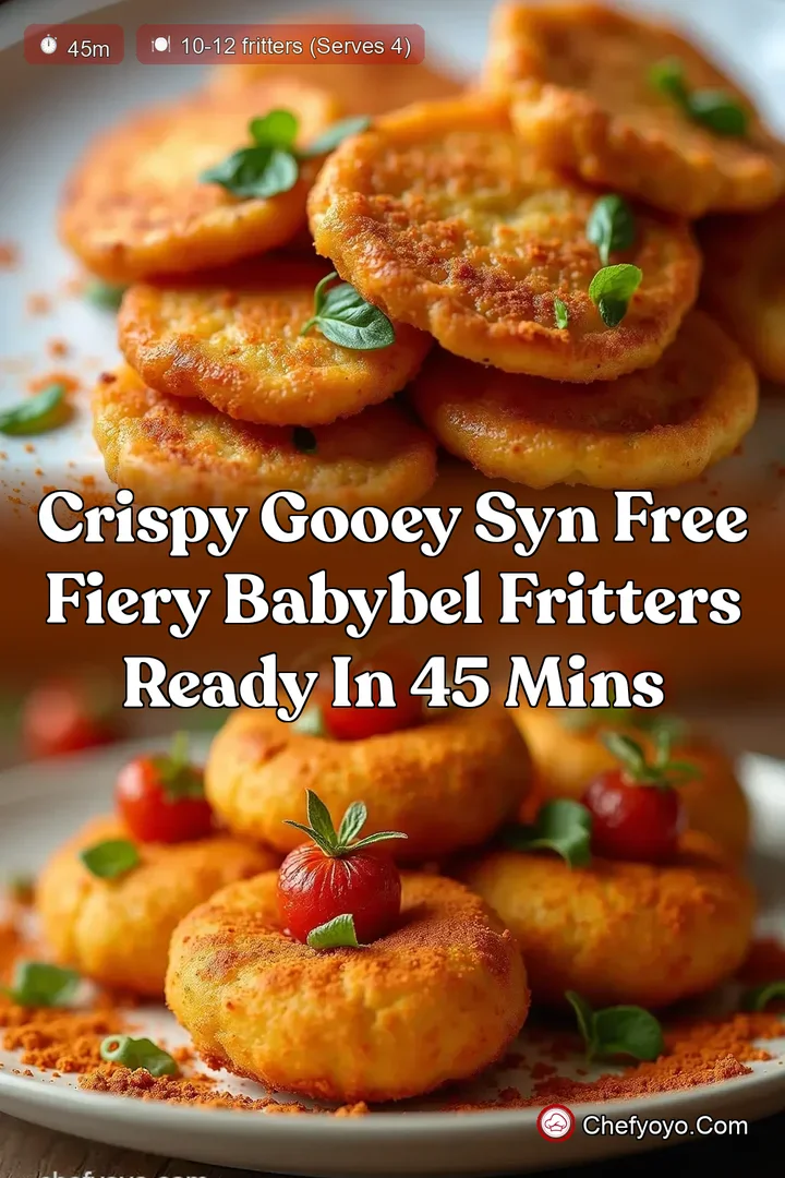 Crispy Gooey Syn Free Fiery Babybel Fritters Ready in 45 Mins