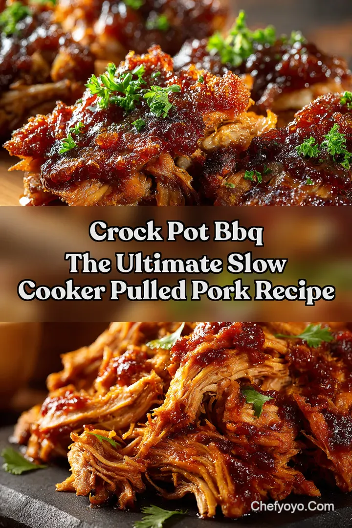 Crock Pot BBQ The Ultimate Slow Cooker Pulled Pork Recipe