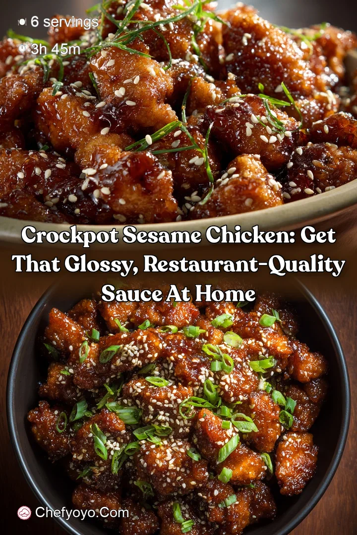 Crockpot Sesame Chicken: Get That Glossy Restaurant-Quality Sauce At Home