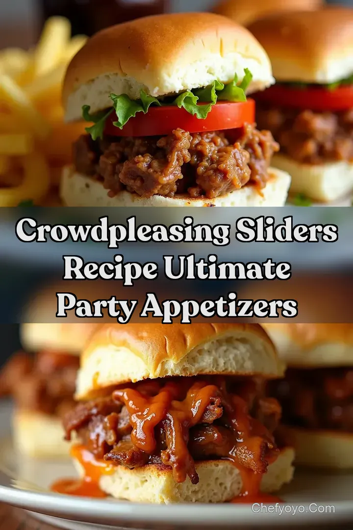 CrowdPleasing Sliders Recipe Ultimate Party Appetizers