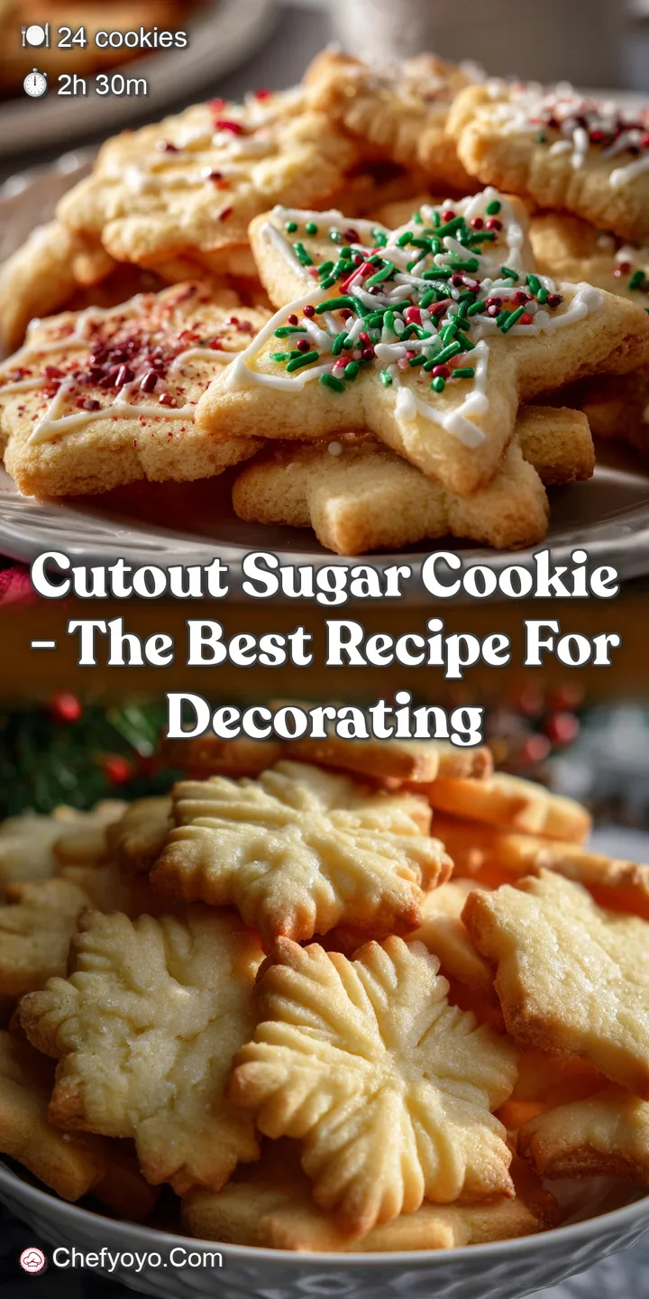 Cutout Sugar Cookie - The Best Recipe For Decorating