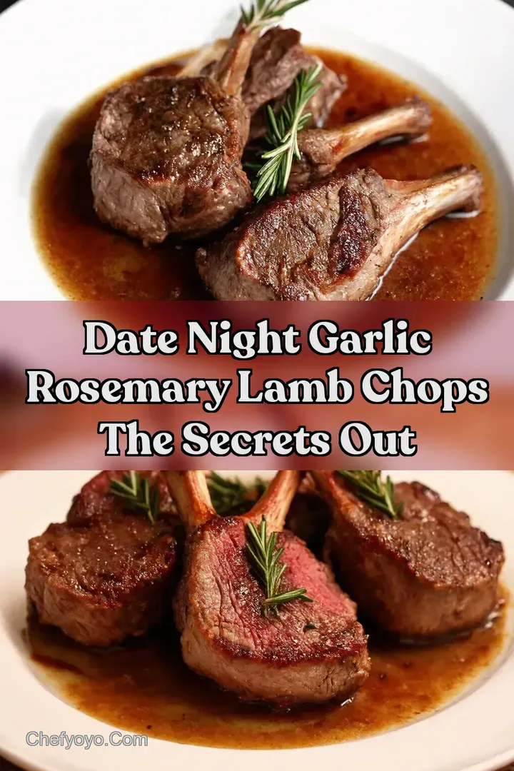 Date Night Garlic Rosemary Lamb Chops The Secrets Out