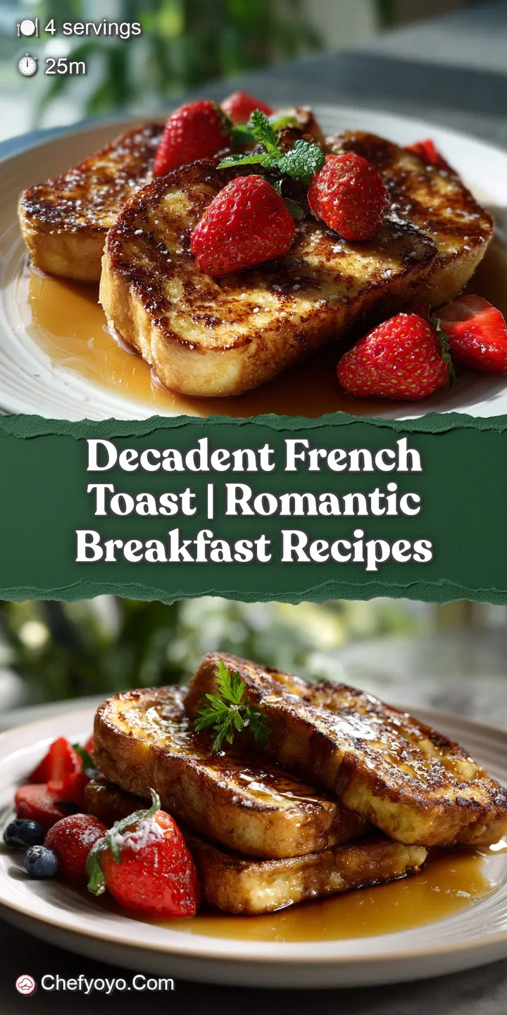 Close-up of warm, fluffy French toast soaked in syrup. Edges are crisp and golden. Topped with juicy red raspberries and p...