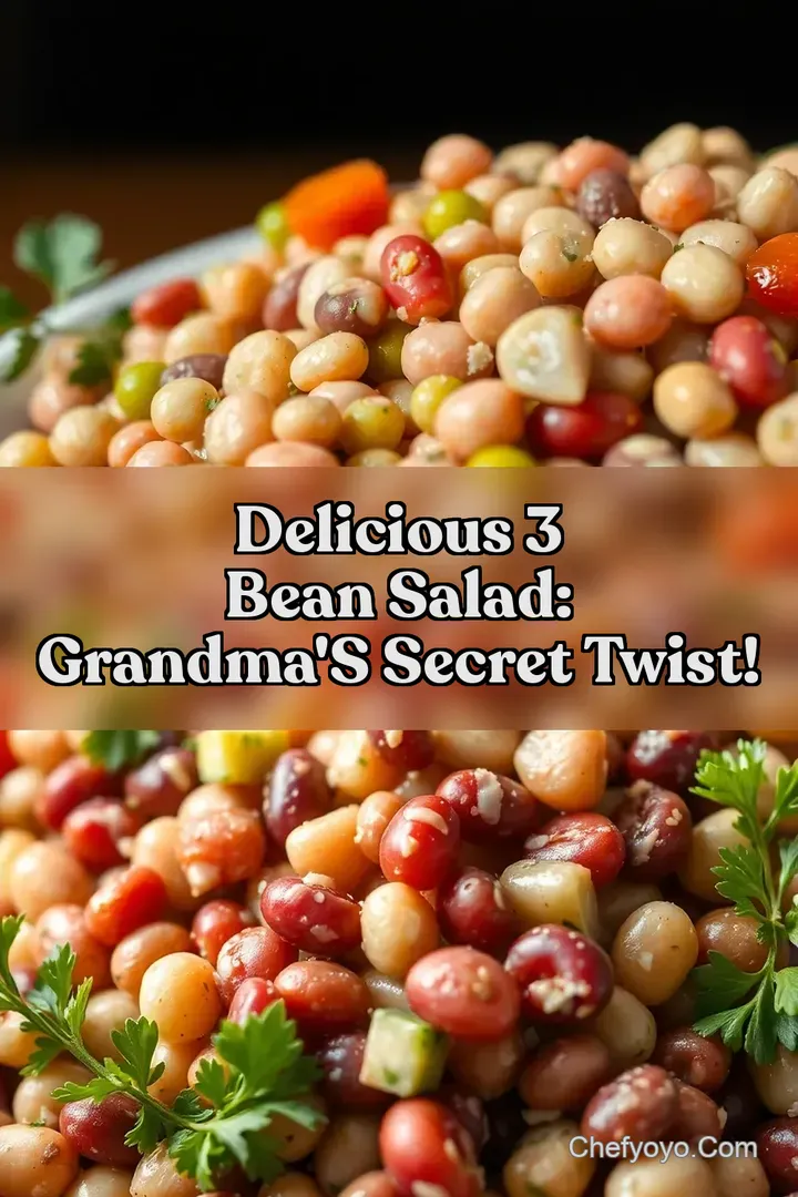 Delicious 3 Bean Salad: Grandma s Secret Twist!