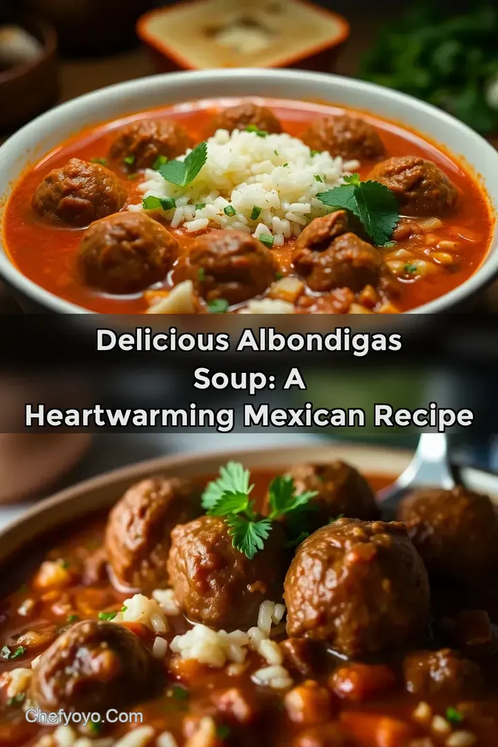 Delicious Albondigas Soup: A Heartwarming Mexican Recipe