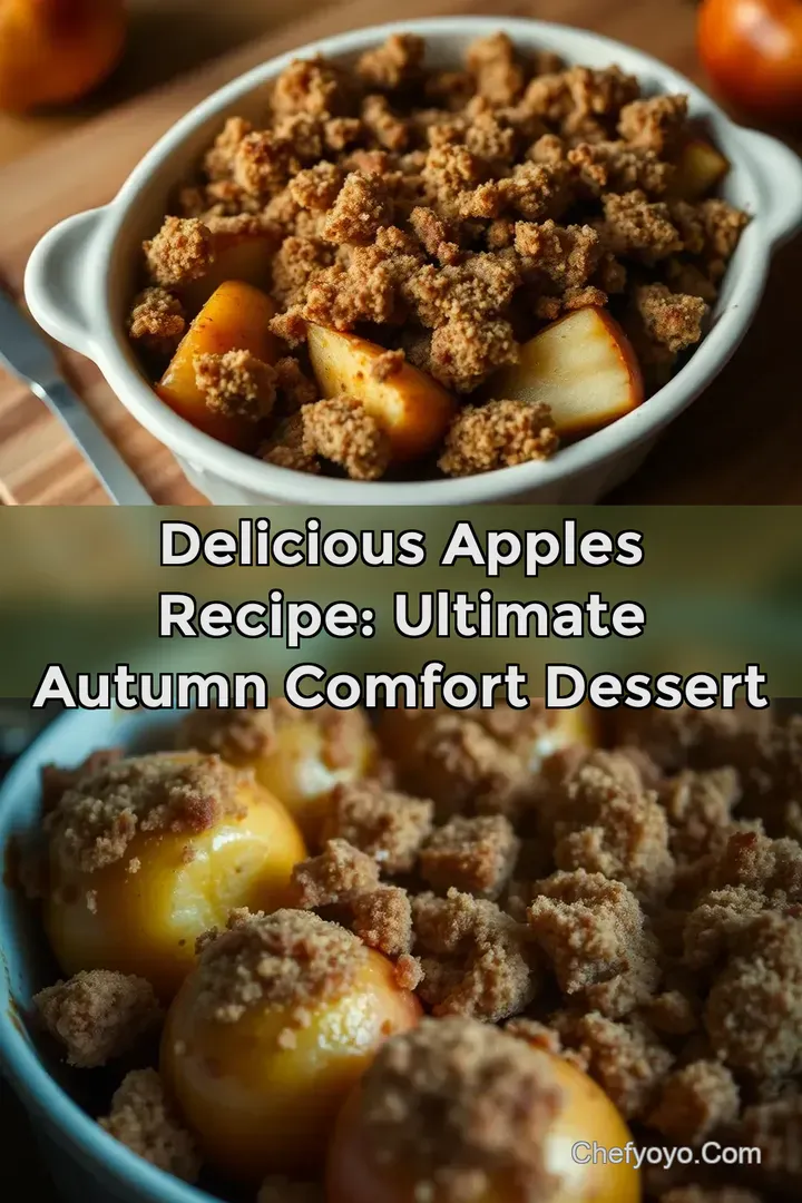 Delicious Apples Recipe: Ultimate Autumn Comfort Dessert