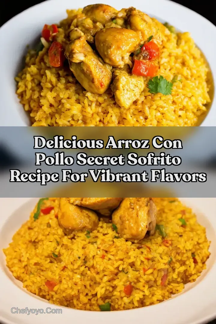 Delicious Arroz Con Pollo Secret Sofrito Recipe For Vibrant Flavors