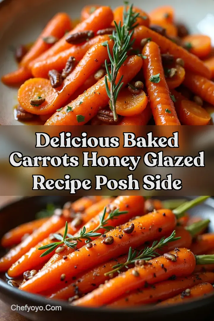 Delicious Baked Carrots Honey Glazed Recipe Posh Side
