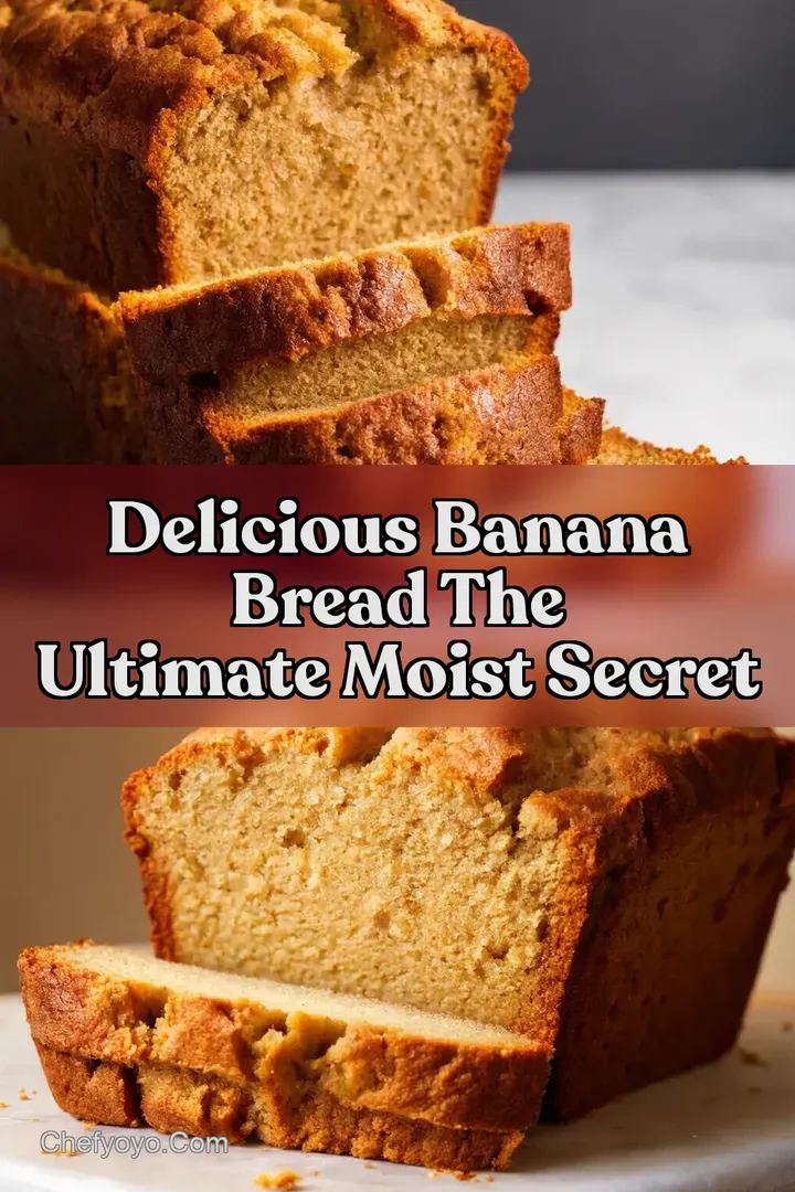 Delicious Banana Bread The Ultimate Moist Secret
