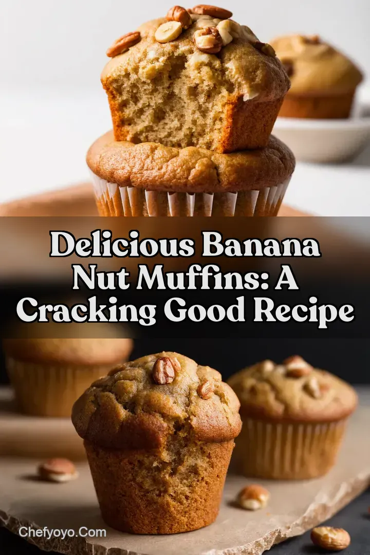 Delicious Banana Nut Muffins: A Cracking Good Recipe : PIN FOR LATER Delicious Banana Nut Muffins: A Cracking Good Recipe
