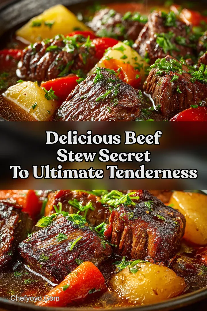 Delicious Beef Stew Secret to Ultimate Tenderness