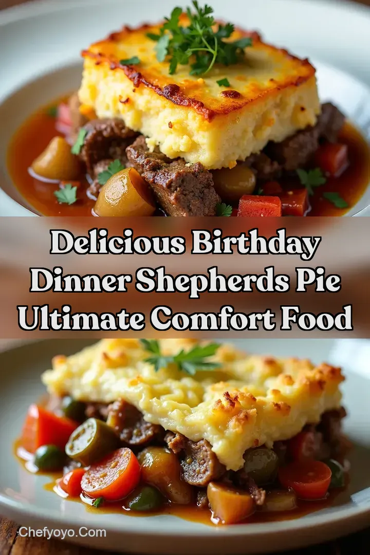 Delicious Birthday Dinner Shepherds Pie Ultimate Comfort Food