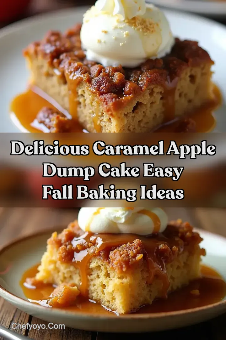 Delicious Caramel Apple Dump Cake Easy Fall Baking Ideas