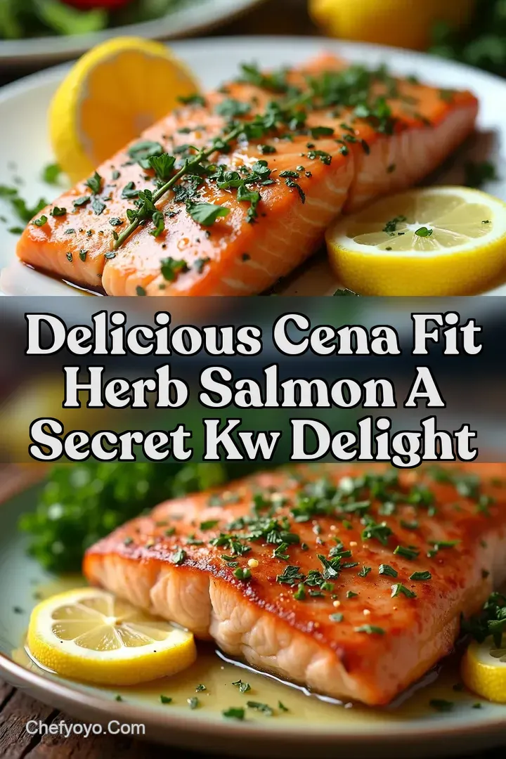 Delicious Cena Fit Herb Salmon A Secret kw Delight