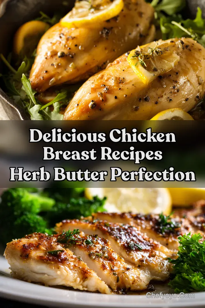 Delicious Chicken Breast Recipes Herb Butter Perfection : PIN FOR LATER Delicious Chicken Breast Recipes Herb Butter Perfection